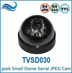 <b><b>0.3MP Small Dome JPEG Serial Camera (TVSD030)</b></b>